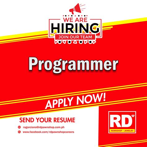 rd pawnshop hiring